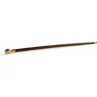 Authentic Models - Heren Wandelstok met Kompas - wandelstok - houten wandelstok - hoogte 92cm - Decoratie
