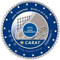 Carat CDTS115300 CDTS Standard Diamantdoorslijpschijf - 115 x 22,23mm - beton - harde materialen
