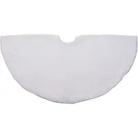 Intratuin Kerstboomrok Imitatiebont Wit D 120 Cm