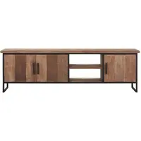 DTP Home Timeless tv-meubel teakhout 180x40x55cm