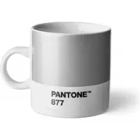 Pantone Universe Copenhagen Design - Pantone - Espressokopje -120ml - Zilver