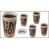 Themaparty 200x Koffiebeker I am Hot 180cc