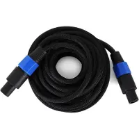 Omnitronic 10 meter 2x 1,5 mm PA kabel - PA stekker