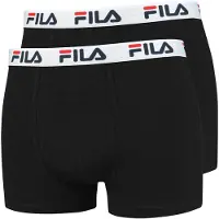 FILA Boxershorts zwart / wit