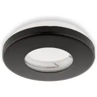 Groenovatie Inbouwspot - Rond - GU10 Fitting - Waterdicht IP54 - Ø85 mm - Mat Zwart