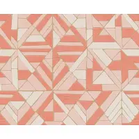 AS-Creation RETRO MOZAIEK BEHANG - Goud Oranje Roze - AS Creation Pop Style