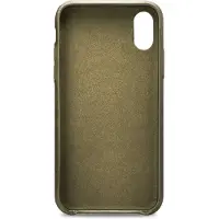 Senza Desire Leather Cover Apple iPhone Xs Max Burned Olive