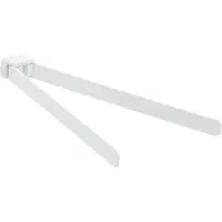 Gedy Pirenei draaibare handdoekhouder 36cm wit