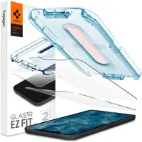 Spigen GLAStR EZ Fit Screenprotector 2 Pack + Applicator voor de Apple iPhone 12 (Pro)