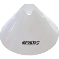 Sportec Afbakenbollen Soft Extra Groot - Wit 10 st.