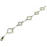 Sophie model 5 fiori armband in zilver opaal