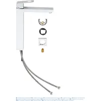 GROHE Eurocube wastafelkraan verhoogd chroom