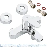 GROHE Eurostyle Cosmopolitan badkraan 15 cm. m/omstel Chroom