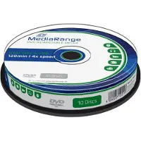 MediaRange DVD-RW 4.7GB-120min 4x speed - 10 stuks