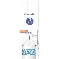 Brabantia 2x Vuilniszakken Met Trekbandsluiting 15-20 Liter Type D 20 Zakken
