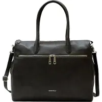 Gigi fratelli Dames Leren Laptoptas 15 inch Romance Business ROM8006 Zwart