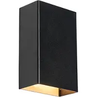 QAZQA Moderne wandlamp zwart 2-lichts - Otan S