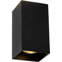 QAZQA Design wandlamp zwart vierkant - Sabbir