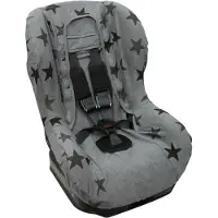 Dooky Seat Cover Groep 1 Autostoel hoes Grey Star - Universele Autostoelhoes Maxi Cosi CabrioFix, Maxi Cosi hoes Pebble, Maxicosi hoes, Cybex en meer - Autostoelhoes Baby Universeel