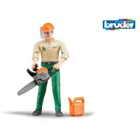 BRUDER Bworld bosbouwfiguur met accessoires