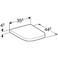 Geberit Renova closetzitting topfix softclose en afneembaar wit 500.692.01.1