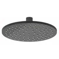 Plieger Roma hoofddouche 20cm zwart chroom