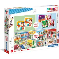 Clementoni puzzel Superkit What's my Job 4-in-1 30 stukjes