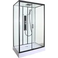 Saniclear Elite douchecabine 120x80cm met thermostaat kitvrij