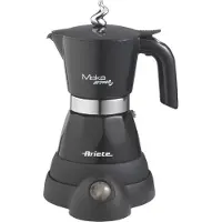 Ariete 1358 Moka Aroma, zwart, Espresso pot, Zwart