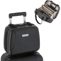 Carryon Skyhopper Beautycase 13 Ltr - Make-up Koffer - Luxe Toilettas - Met Cijferslot - Maat: 33,5 x 28 x 18 - Zwart