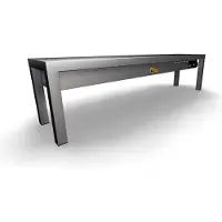 CombiSteel Professionele Etagere Keramisch Verwamd 1 Niveau 14004 Heaters À 250W | 7020.0710 | Horeca