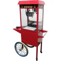 CombiSteel Popcornmachine Staand Model - Verrijdbaar - Hoge Capaciteit