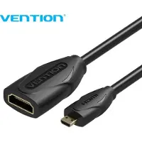 Vention Micro HDMI naar HDMI Verlengkabel - Micro HDMI Kabel naar HDMI - 1 Meter