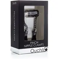 Ouch! Pinch Nipple Clamps - Zwart