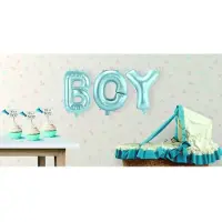 Folat Opblaasletters BOY geboorte ballonnen