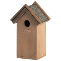 Best for birds Vogelhuisje - hout - nestkastje met puntdak - 22 cm - Vogelhuisjes
