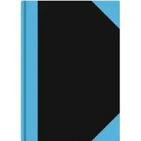 Stylex 3x Luxe schrift en zwart A6 formaat gelinieerd/lijntjes -