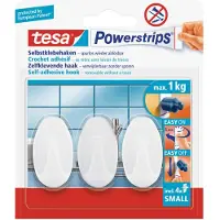 TESA 6x Powerstrips ovale haken small - Klusbenodigdheden -