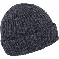 Result Dikke winter muts unisex donkergrijs