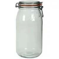 Le Parfait 6x stuks weckpotten/inmaakpotten met klepdeksel 3 liter