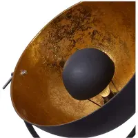 Groenovatie Nice Basic Industrieel Design Tripod Vloerlamp Goud Zwart