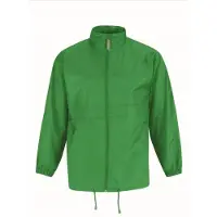 B&C Heren regenkleding - Sirocco windjas/regenjas in het grasgroen -