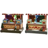Lumineo LED kerststal decoratieve verlichting, 10x16x15 cm