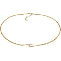 Elli - Elli Halsketting Dames Choker Infinity verslonden Venetiaans gemaakt van 925 Sterling Zilver Kettingen