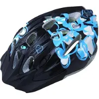 Limar Fietshelm zwart met hart motief -voor meisjes - 515 Black hearts - Maat unisize M (50-56cm)