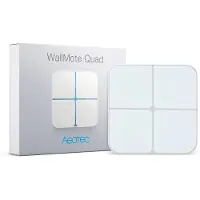 Aeotec Draadloze wandschakelaar WallMote Quad wit
