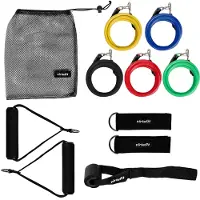 VirtuFit Resistance Kit - 11-delige Weerstandsbanden Set - Inclusief Handvatten