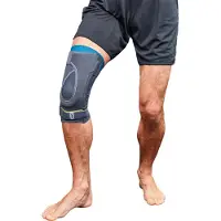 Push Sports Knie Brace/Tendo/Patella Antraciet XL