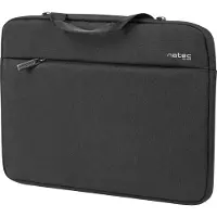 Natec Coral laptop sleeve voor 14.1 inch laptops - Zwart