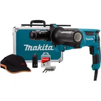 Makita HR2631FT13 Combihamer verwisselbare Boorkop + Boorset